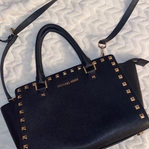 Michael Kors Black Studded Bag